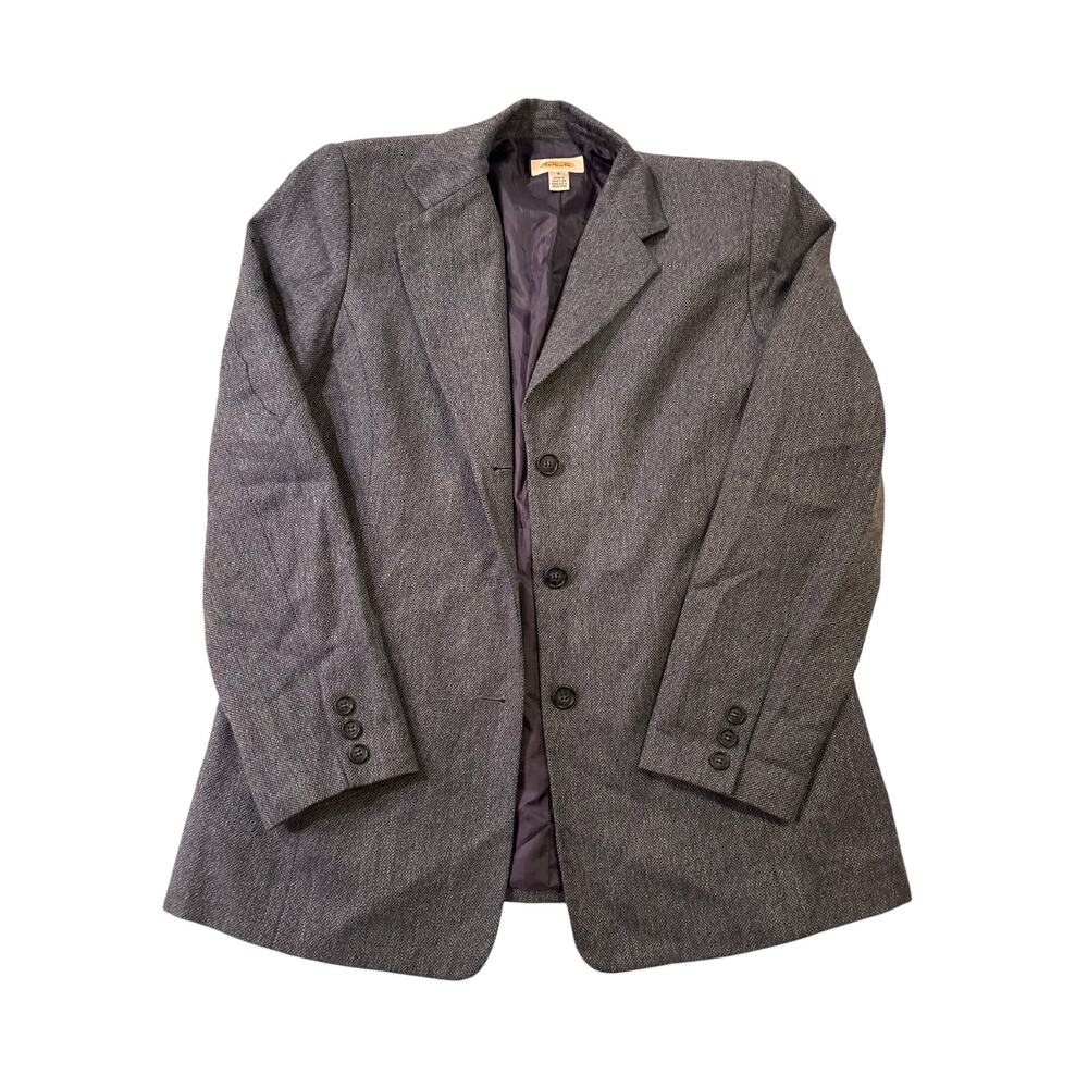 Talbots blue wool blazer size 8